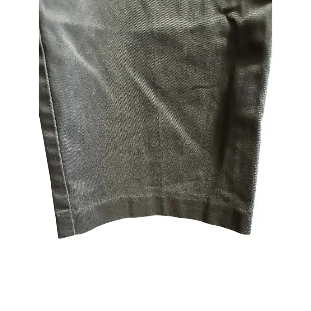 Dockers Blue Chino D3 Pants Flat Classic Fit Black Flat Mens 33 x 30